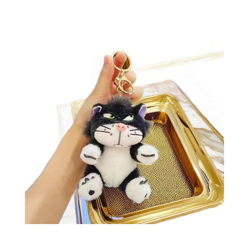 Naughty Cute Lucifer Cat Plush Keychain Pendant Ornaments