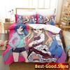 TIGER×DRAGON Toradora Bedding Set Duvet Cover Bed Set Quilt Cover Pillowcase Comforter King Queen Size Boys Adult Bedding