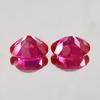 AAA 10x8 MM Flawless Blood Red Ruby Oval Cut Loose Gemstone Mozambique 2pcs