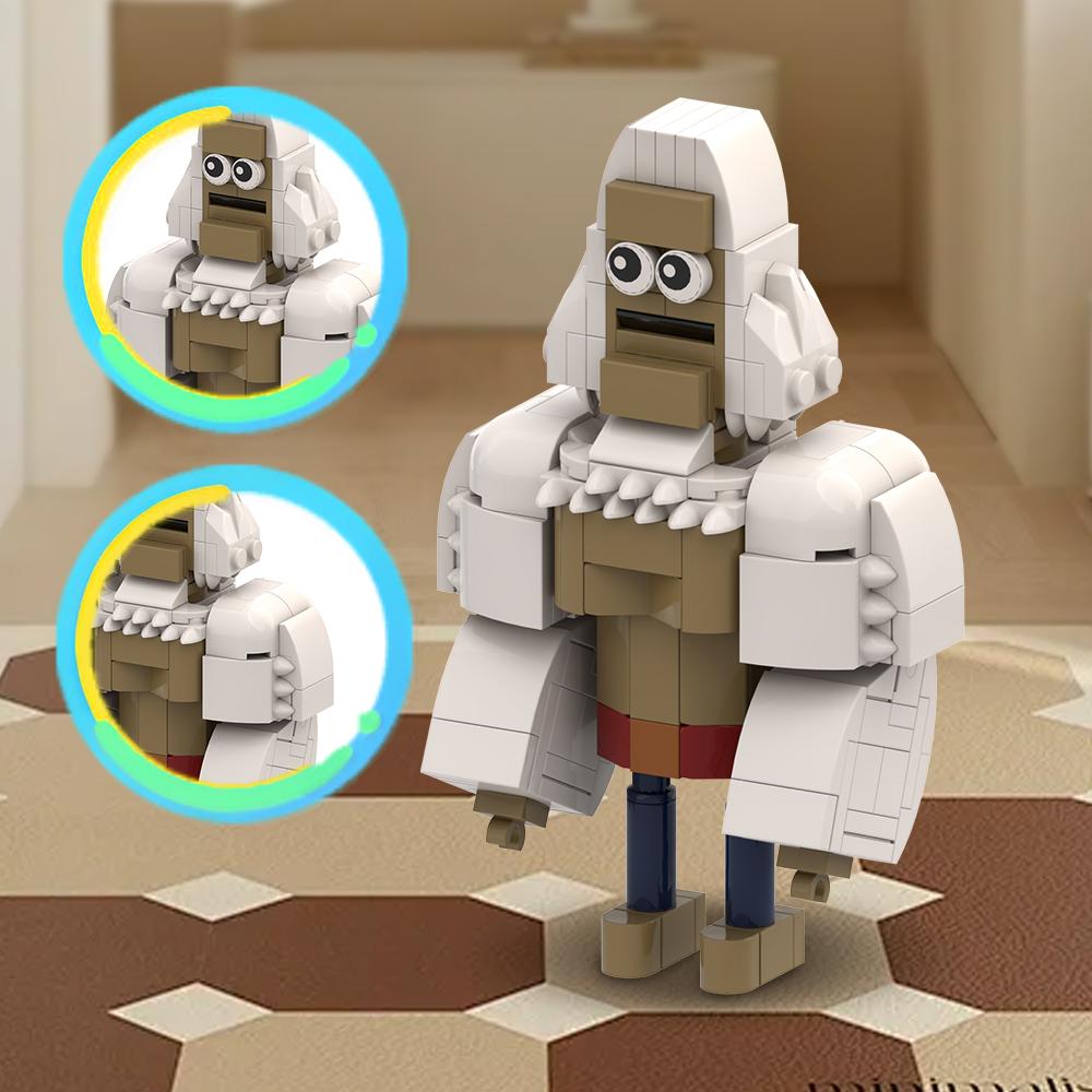MOC Anime Regulars Show Building Block Toys Set Bensone Popos Mordecain Muscle Man Action Figure Model Birthday Gifts Kids