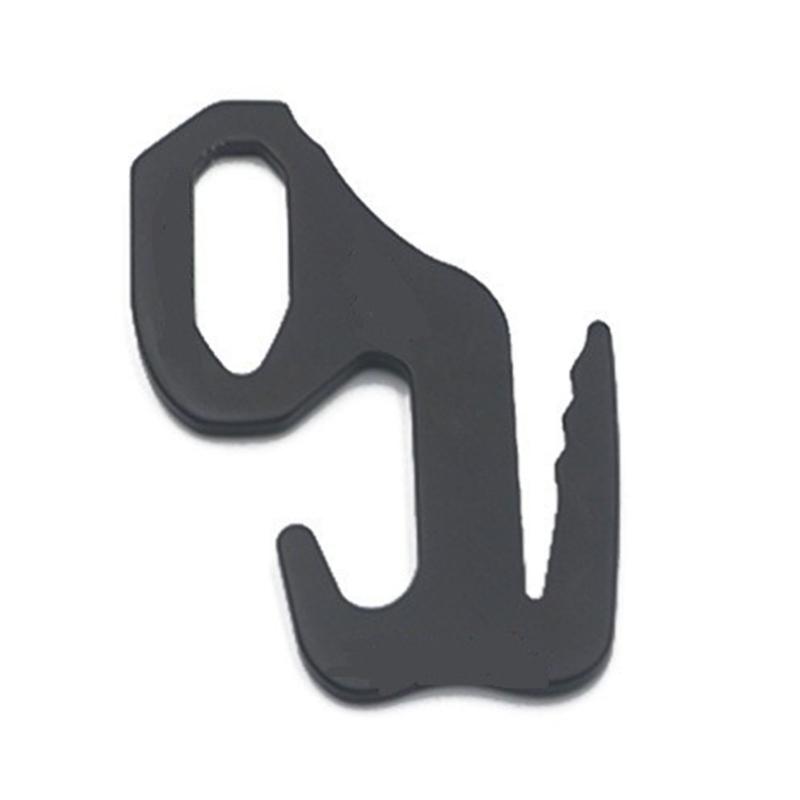 Tent Tether Fastener Hook Rope Tightener Aluminum Alloy Hook Tight Rope Buckle Flexible Rope Tightening Mechanism small