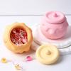 3D Honey Candle Jar Silicone Mold DIY Handmade Jewelry Storage Box Craft Making Plaster Resin Flowerpot Casting Molds Home Decor