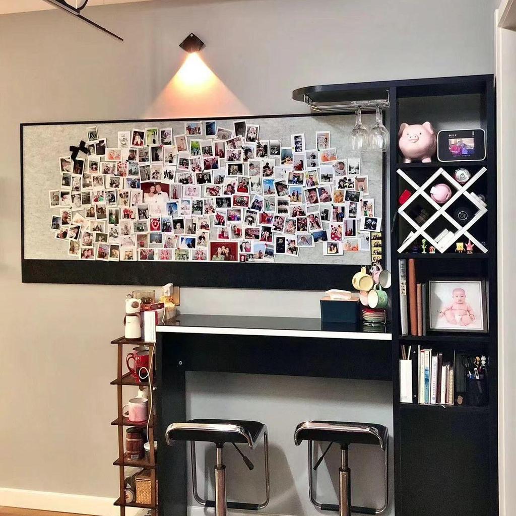 Selbstklebende DIY Filz-Fotowand für Studentenwohnheim oder Wohnzimmer