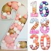 91.5CM Balloon Number Box Three-dimensional Digital Marquee Balloon Frame Birthday Party
