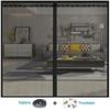 Big Size Magnetic Screen Door, Easy-install Strong Magnets Anti Mosquito Fly Curtain with Reinforced Hook & Loop for Kitchen, Living Room