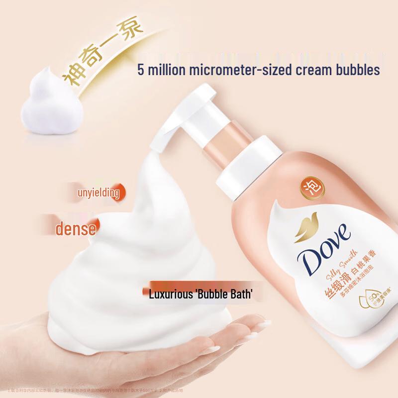 Dove Niacinamide Gentle Amino Acid Body Wash Set, White Peach & Cherry Blossom