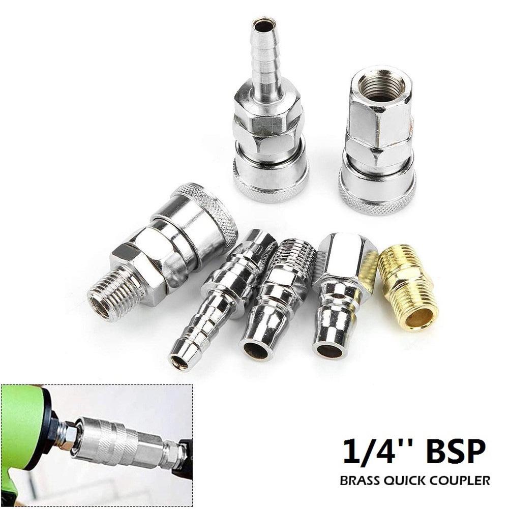 Quick Coupling Set for Air Tools 18pcs Pneumatic Connectors with High Pressure Resistance for Smooth Operation