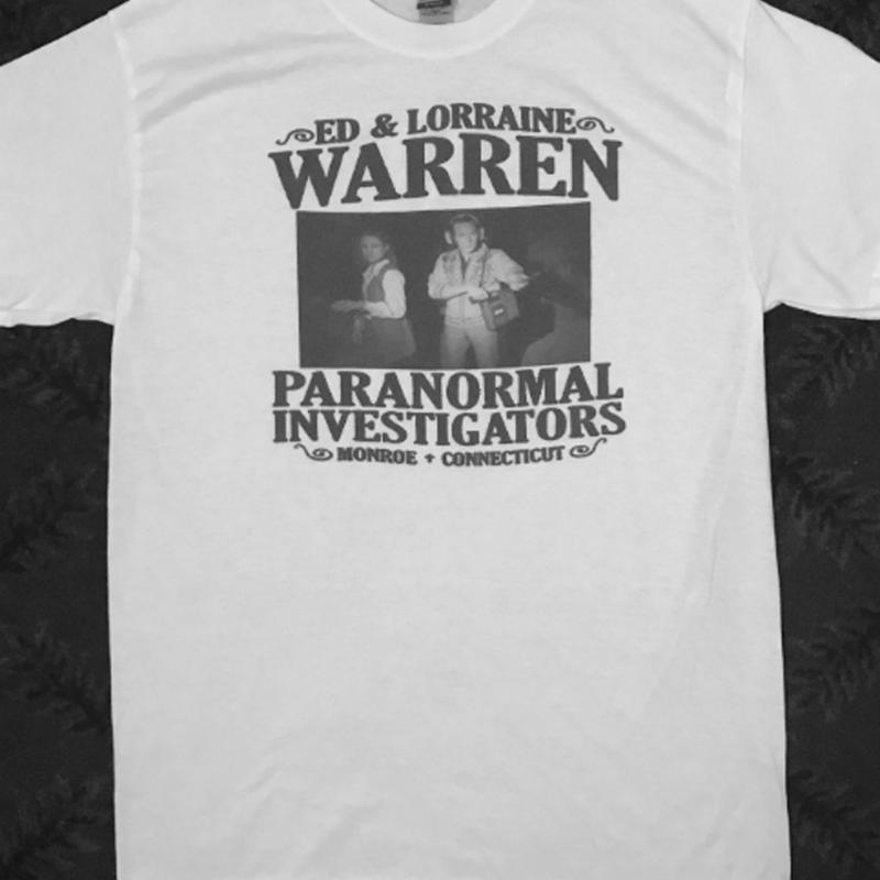 The Warrens Conjuring Horror Movie white t shirt S разноцветный