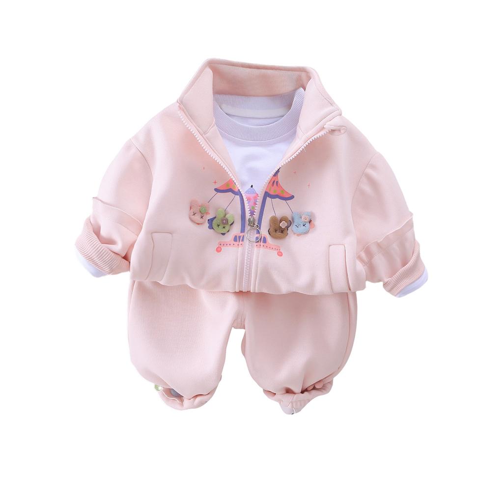 Kinder Freizeit Langarm Set, Bequeme Alltagsoutfits