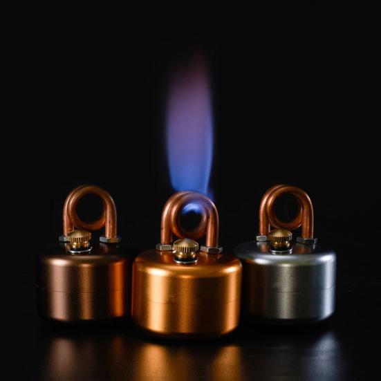 Taşınabilir Kamp Ocağı Ultra Hafif Rüzgar Geçirmez Isıtıcı Brülör Dış Mekan Maceraları Sırt Çantasıyla Yürüyüş Acil Durum Alüminyum Alaşımlı Sıvı Yakıtlı Ocak