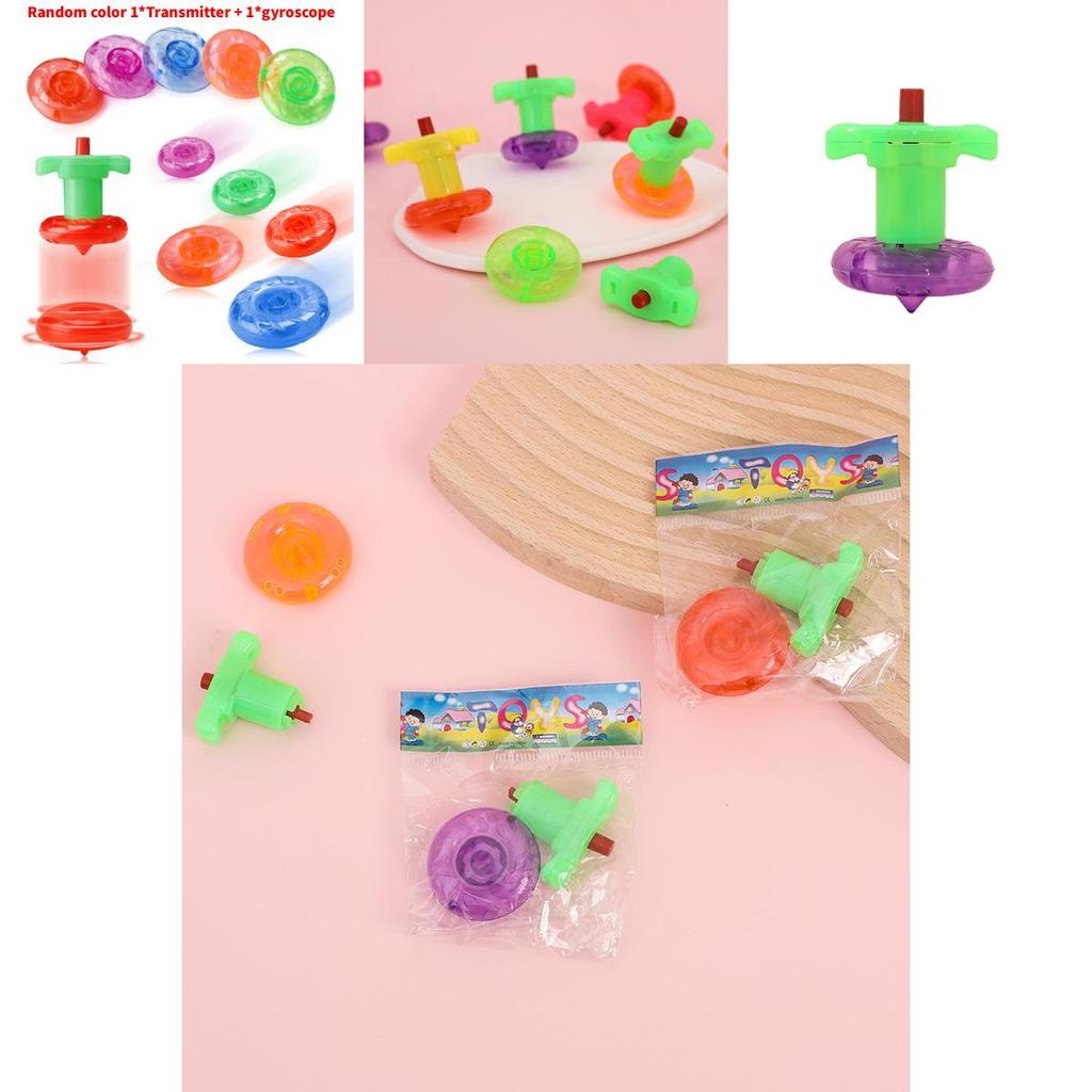 Classic Kids Transmitter Gyroscope Set Toy With Launching Mechanism For Children And Collectors
