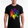 Rat King Color Wheel Tshirt Summer Casual Cotton Tee Oversized Streetwear Tops Vintage Graphic Print Loose Fit Short Sleeve