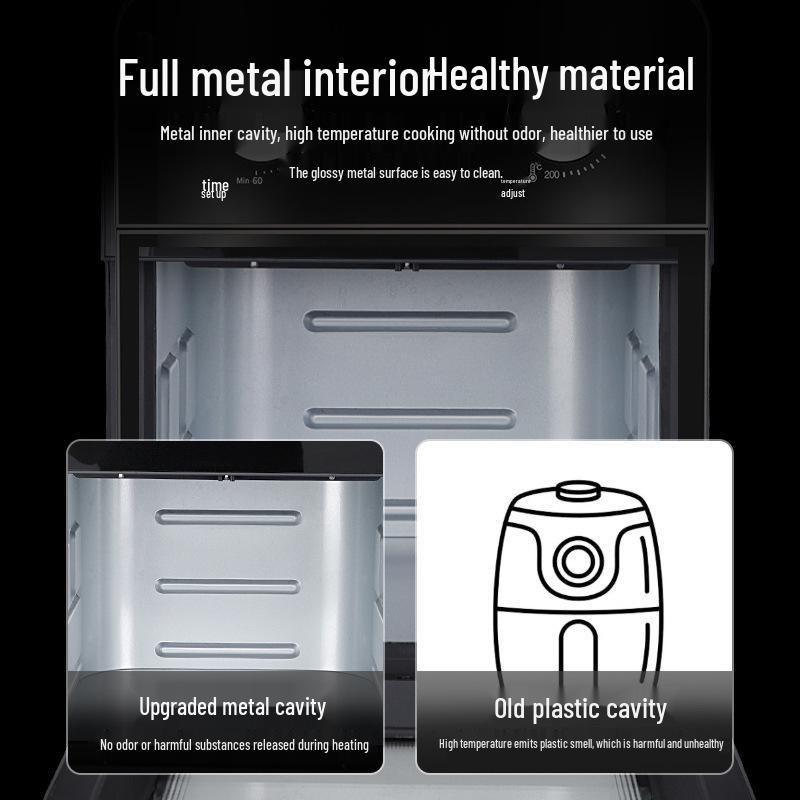Smart Multifunctional Air Fryer Oven - Large Capacity for Baking & Frying