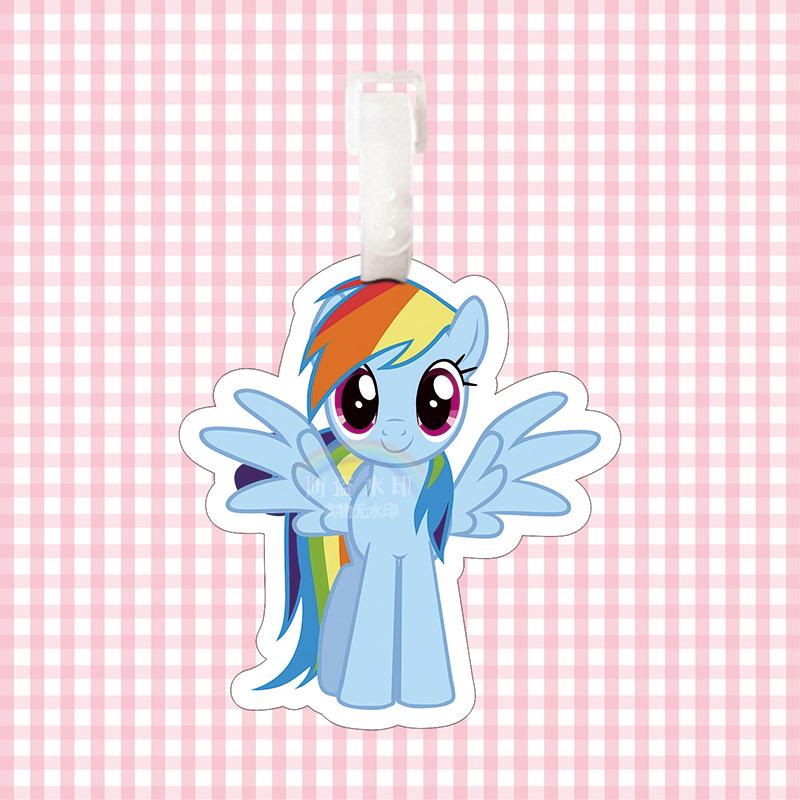 My Little Pony Luggage Tag & Keychain: Backpack & Suitcase Pendant, Anti-Lost Hanging Ornament My Little Pony 0