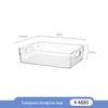 Transparent Kitchen Cabinet Organizer and Under-Sink Storage Box for Snacks and Sundries