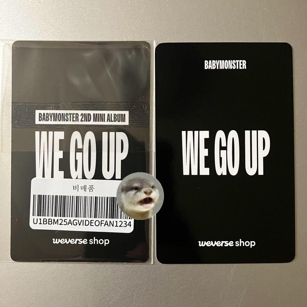 [USED] BABYMONSTER WE GO UP Weverse Yonton Chiquita