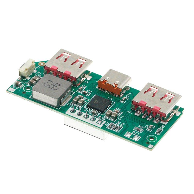5V 3A Litiumbatteri Digitalt Display Hurtiglading Powerbank Modul Ip5356 Type-C Micro Usb Mobil Strøm Hovedkort