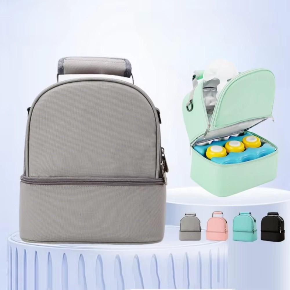 Milk Preservation Baby Diaper Bag Nylon Mommy Shoulder Bag Insulation Mommy Backpack  Travel