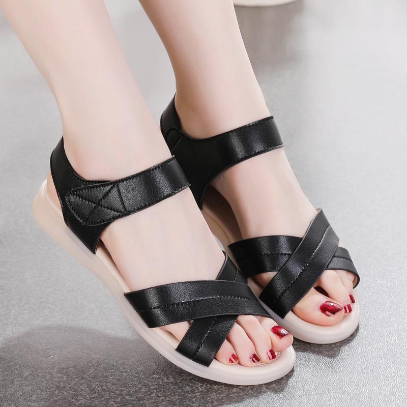 Fashion Shoes Women Sandals Summer Outdoor Shoes Woman Non-Slip Shoes For Women Wedge Sandals Ladies Retro Footwear Women Sandal Female