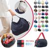 Foldable Storage Bag With Handle Portable Travel Camouflage Handbags Large Capacity Shopping Bag Reusable Grocery Bags Gift