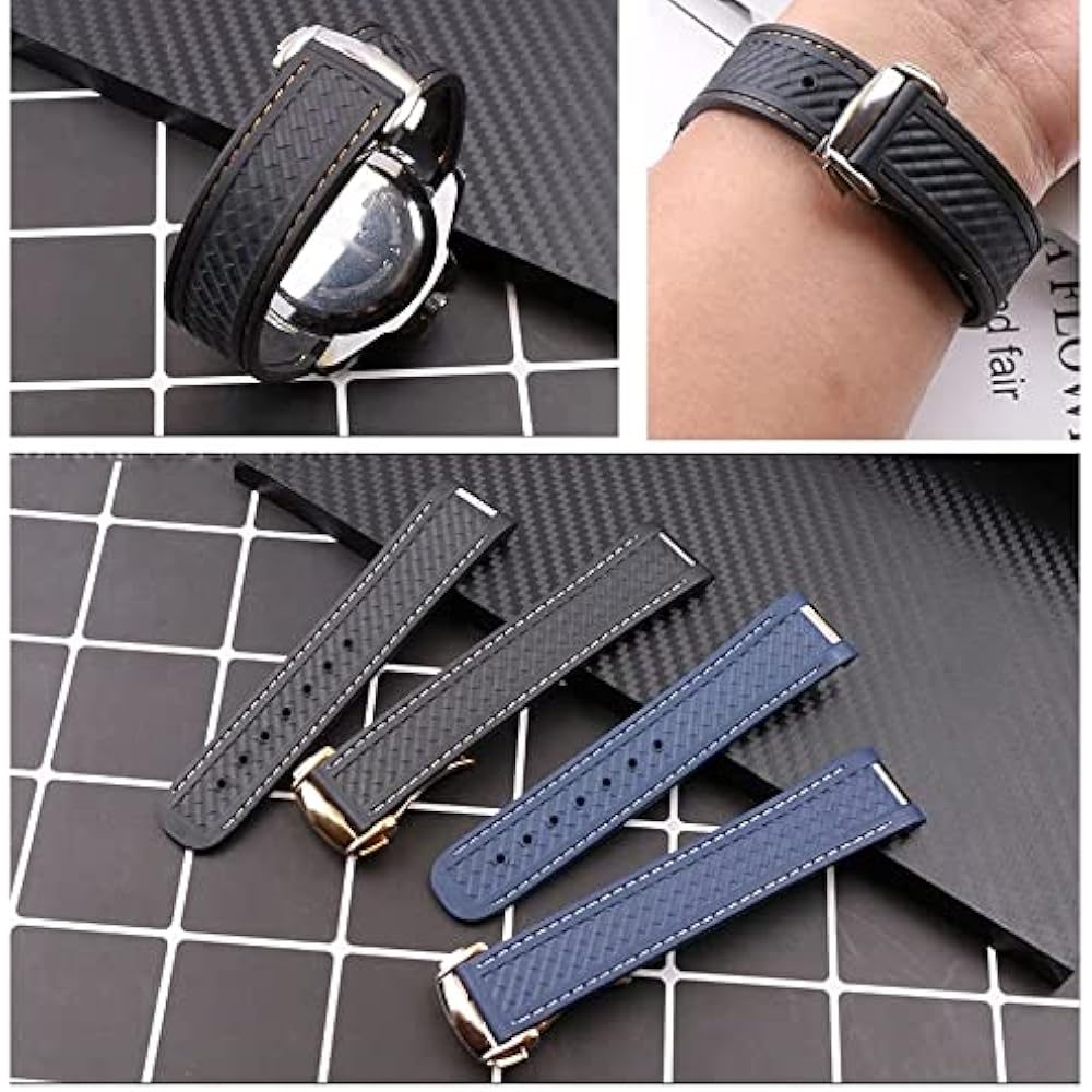 [Nywing] 18mm 20mm Omega Buckle OMEGA Stainless Steel Watch Strap D Buckle Double/Double Opening ...
