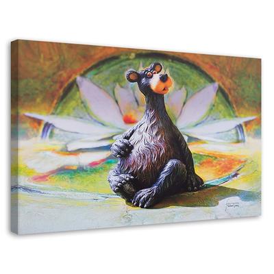 Canvas Print Teddy Bear Coloured