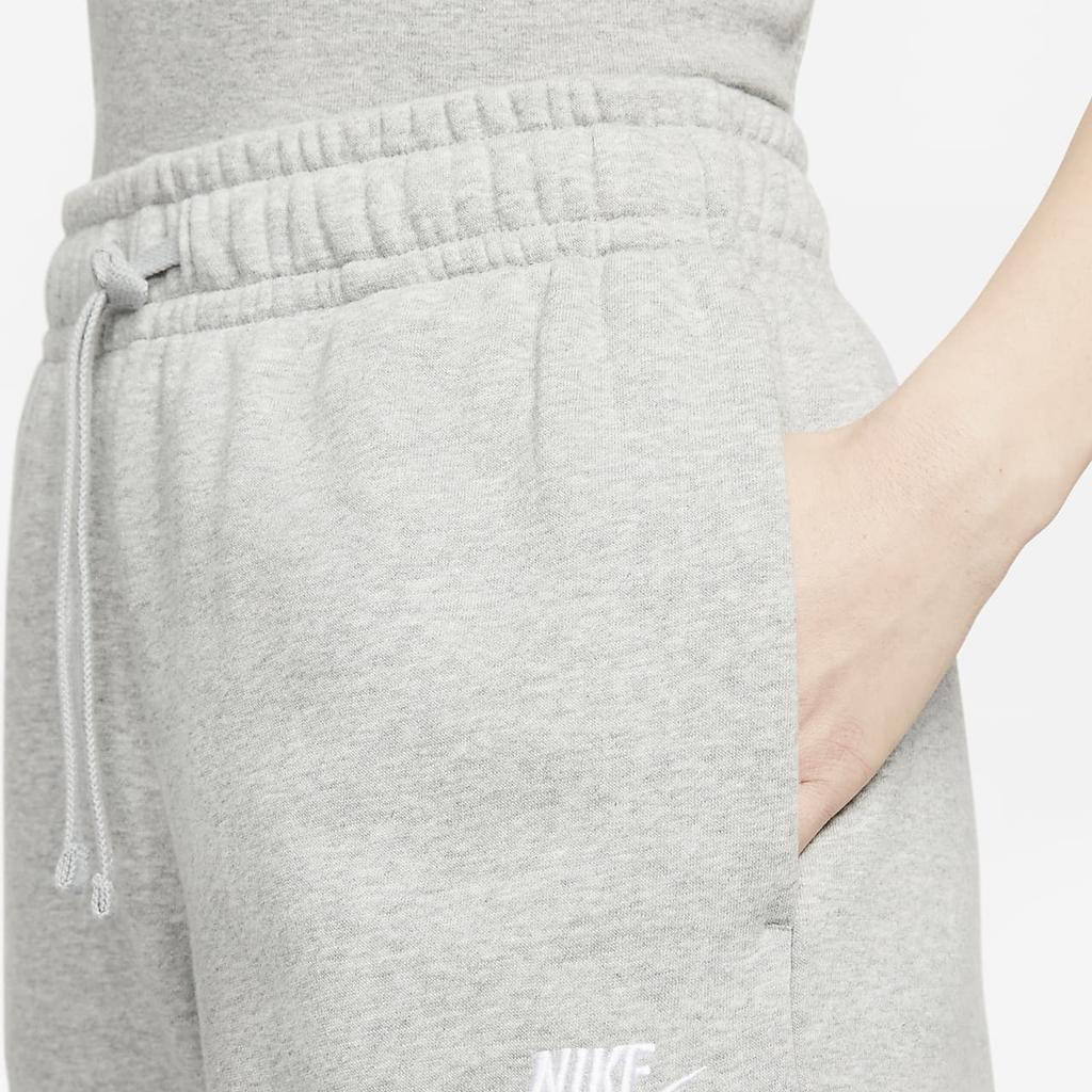 Nike Solid Color Brand Logo Drawstring Casual Pants Women bottoms Light-Grey FB2727-063