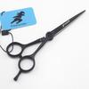 Shenxingzhe 5.5" Black Hairdressing Scissors - Straight Barber Shears