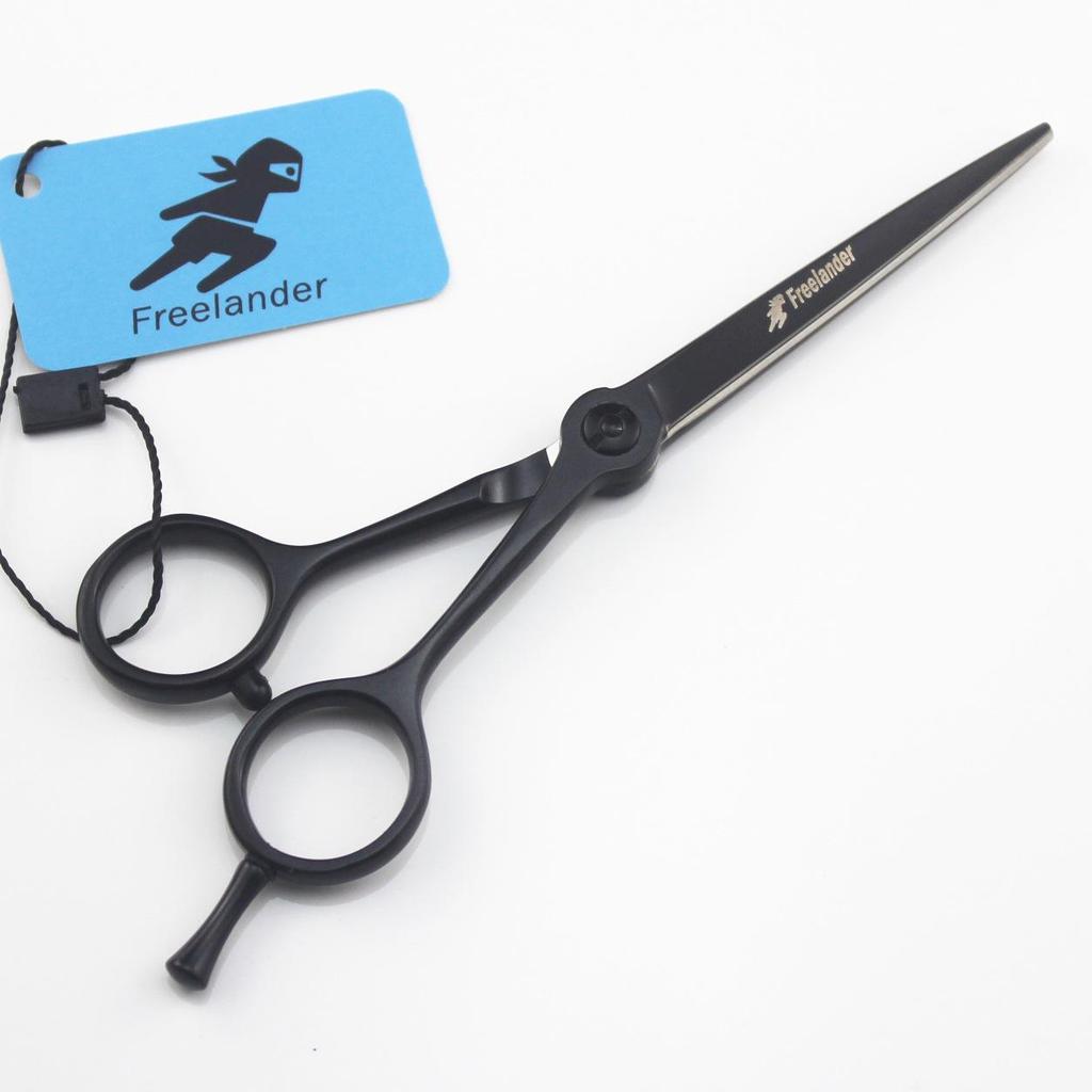 Shenxingzhe 5.5" Black Hairdressing Scissors - Straight Barber Shears