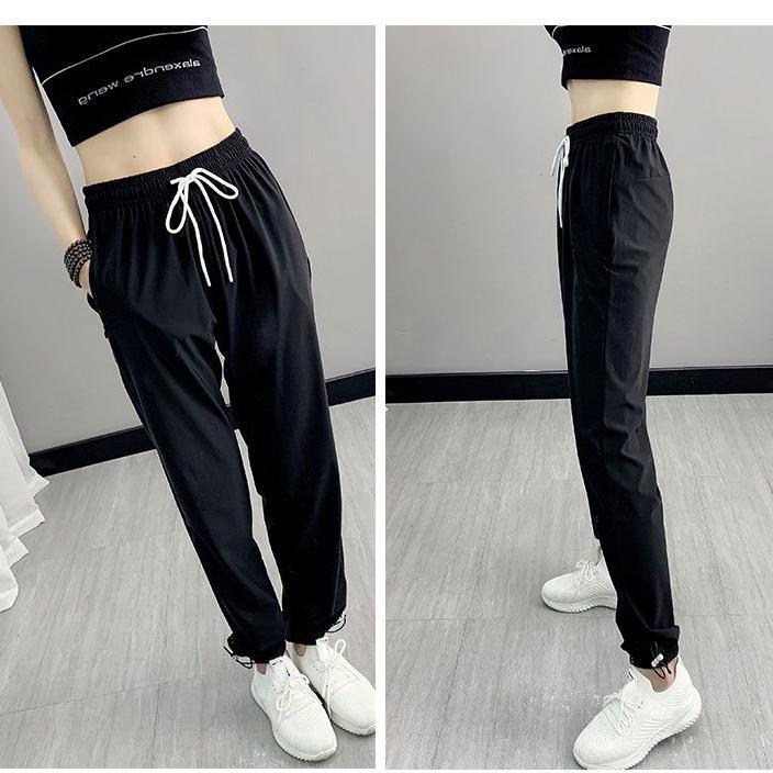 Breathable Quick-drying Sports Pants for Women's Summer Outdoor Running Pants