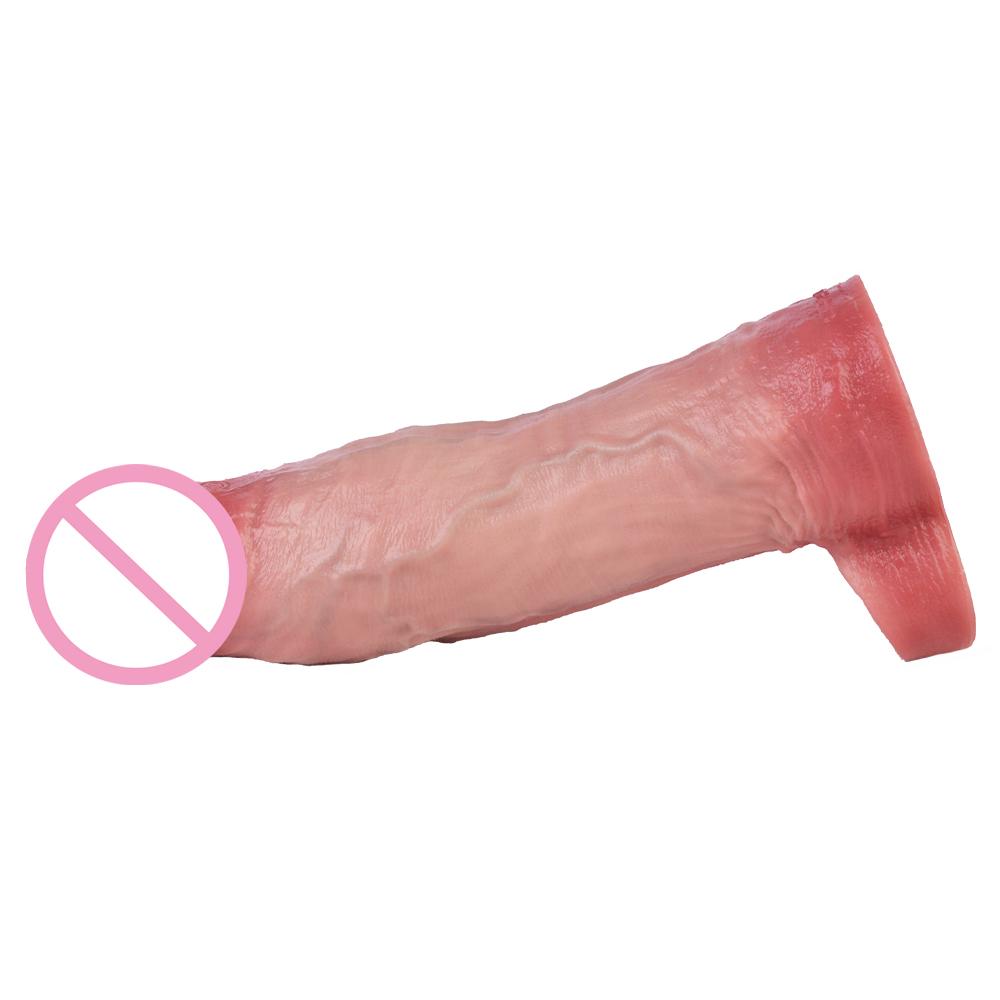 OS-ADLV5073 Dog Knot Condom Silicone Material Sleeve Extender Penis Enlargement Vibrator Massager Adult Sextoys for Men