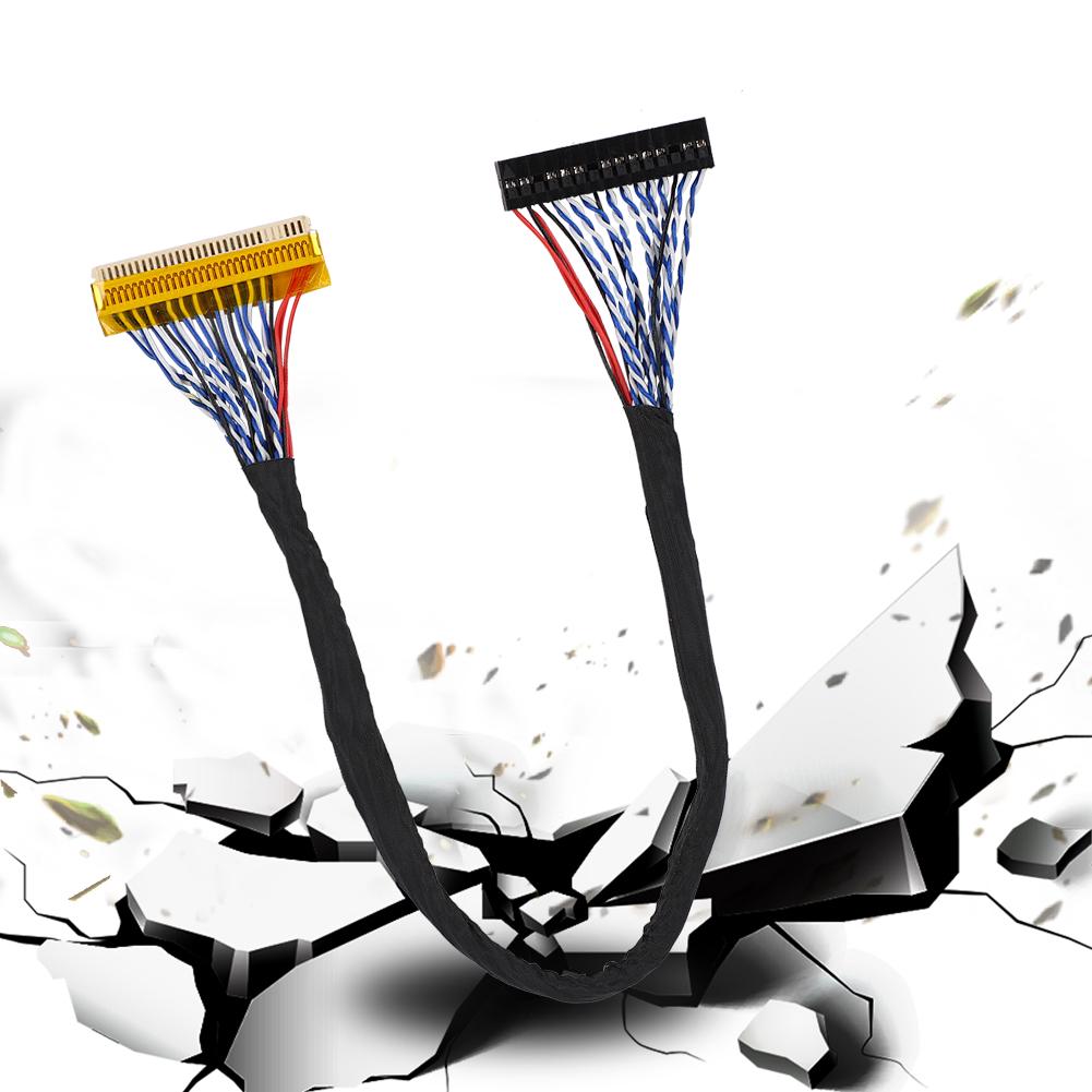 5PCS 30Pin LVDS Cable 2 Channel 8-Bit Support 1280x1024 fpr 1719inch TFT LCD Panel