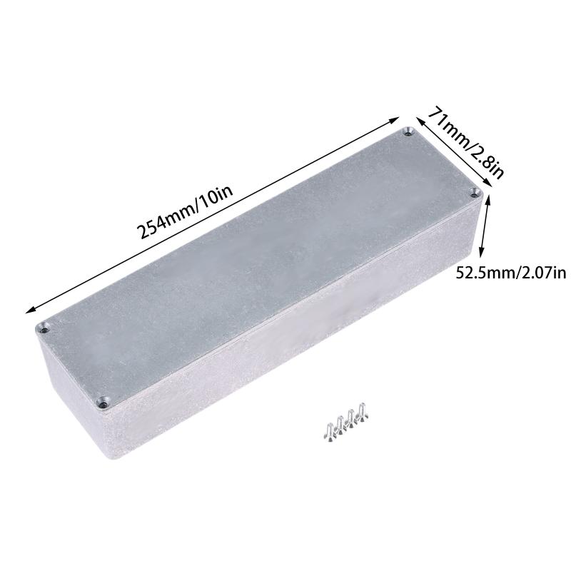 Guitar Accessories Guitar Effect Pedal Enclosure With Screws Die Cast Aluminium Box Enclosures Aluminum Stomp Box Enclosure