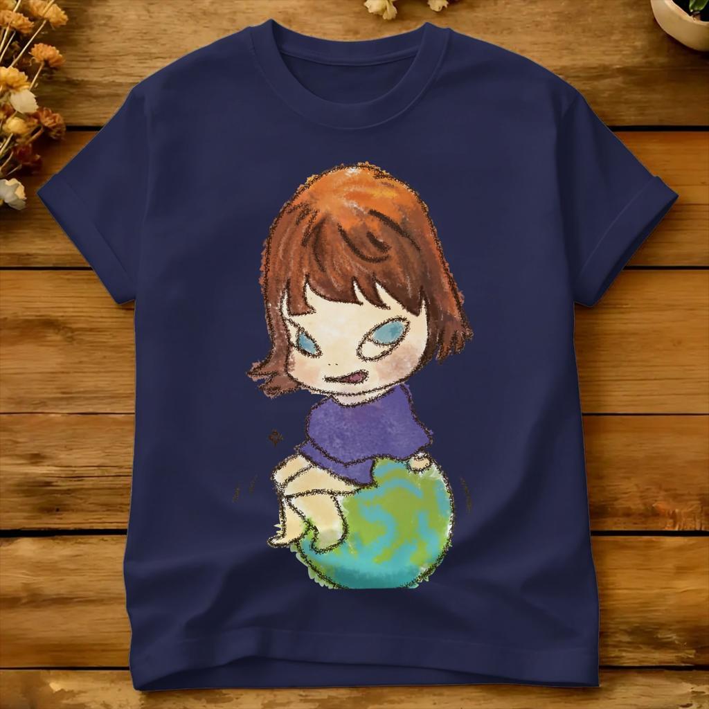 Unisex Unisex Tshirt Yoshitomo Nara Fashion Tshirts Hip Hop Summer Tee Shirt Streetwear Pure Cotton Tops Birthday Gift