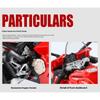 1/9 Scale DUCATI V4S Alloy Motorcycle Model with Lights - Kids' Premium Toy Car Replica, Racing Enthusiast Gift