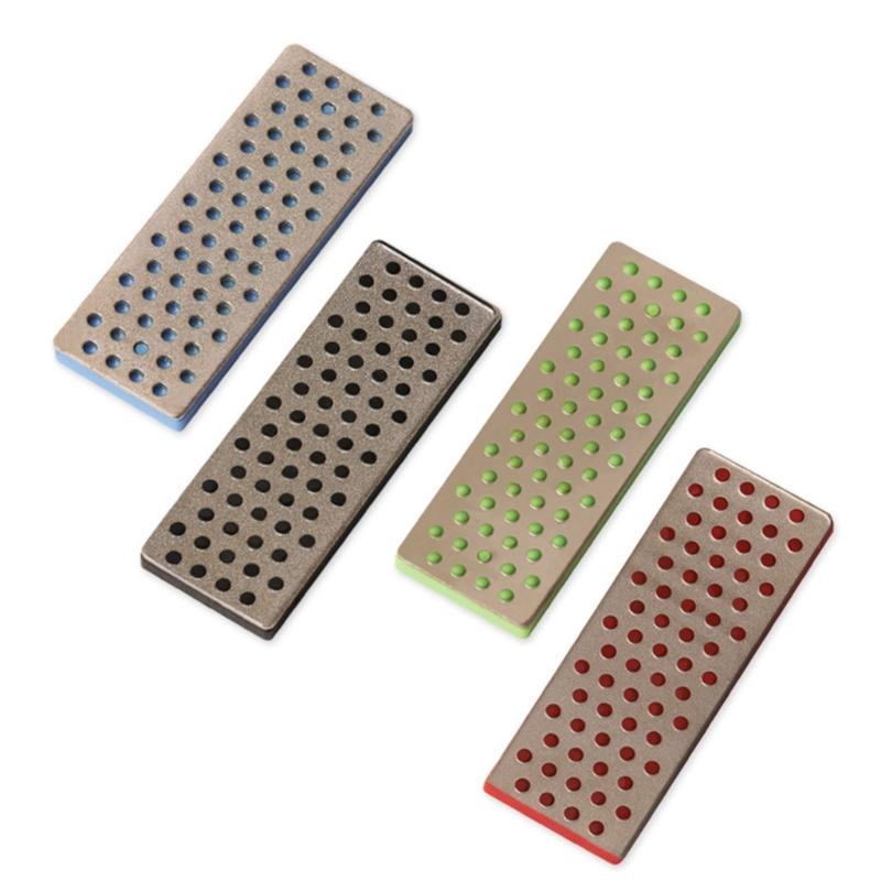 4Pcs Ski Snowboard Stone Sharpening Stone, Ski Edges Sharpener Edges File Snowboard Whetstone Ski Side Angles Tool Set
