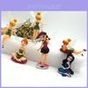 Creative Flower Fairy Cake Toppers Set With 6 Characters