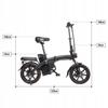 Bicicletta elettrica - DYU - A5 - Motore 250W - Batteria 48V 7.5Ah - Autonomia 50KM - Pieghevole