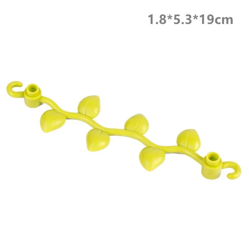 Große Bausteine Outdoor Wald Pflanzen Serie Blume Gras Baum Bauernhof Schmuck Zubehör Kompatible Szenen Spielzeug Kinder Bausteine