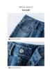 Xin Ge Women's High Waist Wide Leg Cropped Jeans - Summer Plus Size Retro Washed Loose Fit Pants