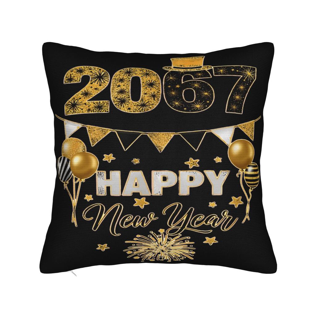 Six Seven 67 Meme Happy New Year Pillow Case Novelty Pillow Cover Print Pillowcases For Chair Sofa Home Decor