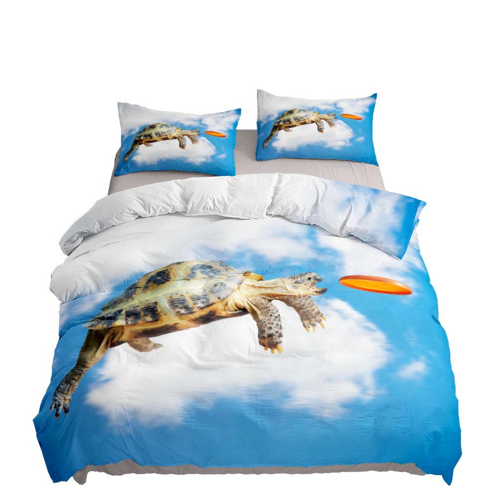 Comforter Ancient Turqoise Sea Turtle Art King Queen Double Full Twin Single Size Set