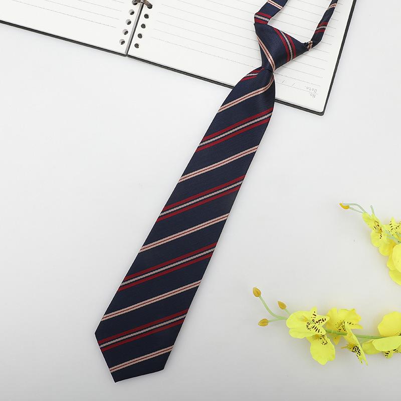 Jk Small Tie Female College Style Lazy Japanese Plaid Uniform Shirt Tie Student Ins Men'S And Women'S Short Styles Free Of Charge