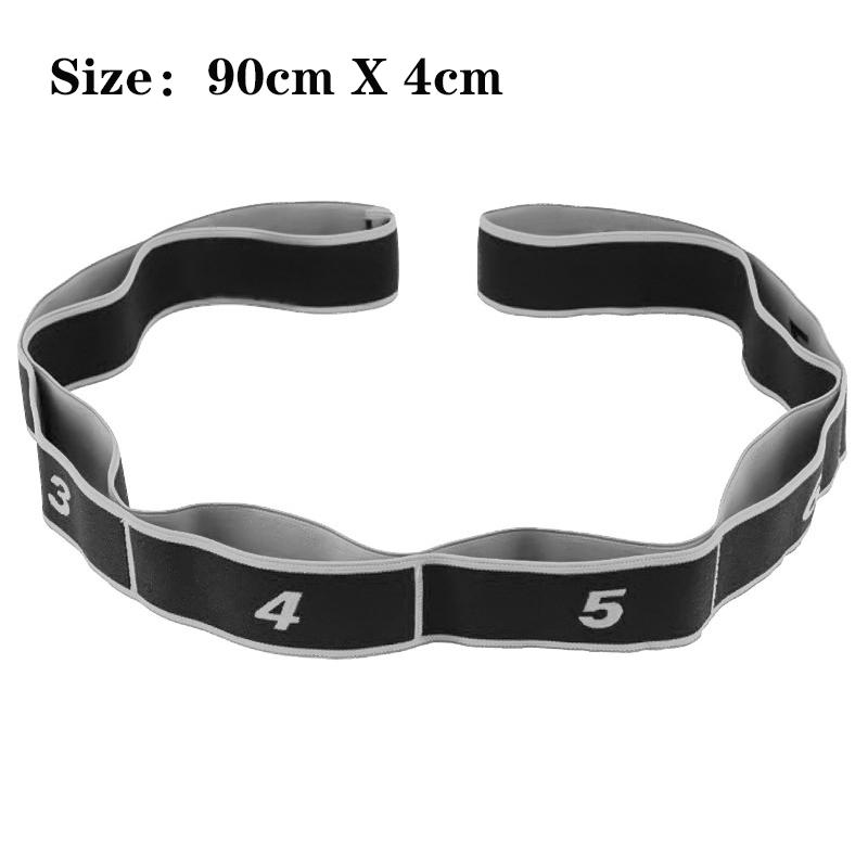 Yoga Pull Strap Gürtel Polyester Latex Elastische Latin Dance Stretching Band Schleife Yoga Pilates GYM Fitness Übung Widerstand Bands