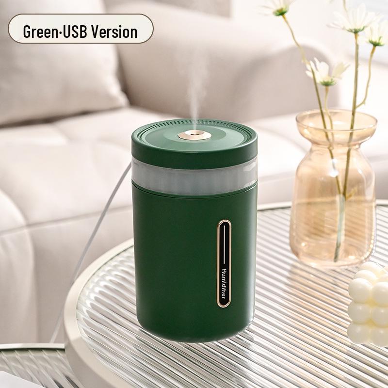 

1L Large Silent Aromatherapy Humidifier with Ambient Light for Home or Office Plug-in темно-зелений колір