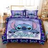 Stitch Bedding Set, Lilo and Stitch Duvet Cover with Name, Disney Character Bedroom Decor, Purple Stitch Bedspread, Cute Girl Room Gift