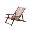 Premium Widened Bamboo Folding Lounge Chair for Home & Outdoor Use - Reinforced & Cool for Summer Relaxation