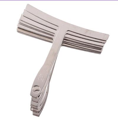 9 PCs Guitar Radius Gauge Set Stainless Steel T-shaped Guitar Builder Luthier Tool For Guitar Repair Bass Music Tool Kit