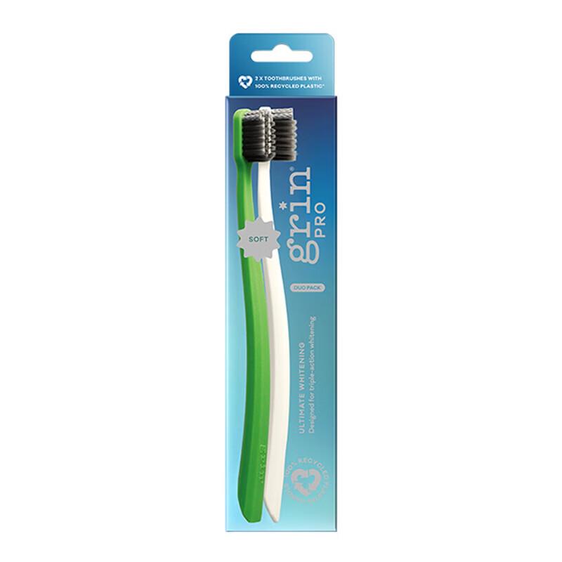 Grin Adult Soft Bristle Whitening Toothbrush