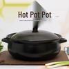HuaMeiGuan Large Ceramic Casserole & Stew Pot with Lid, Induction Compatible